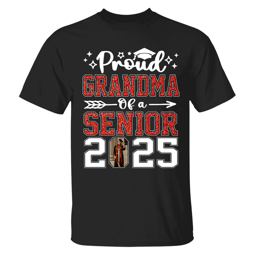Proud Family Of A Senior 2025, Personalized Graduation Shirt - YN2103 NV01
