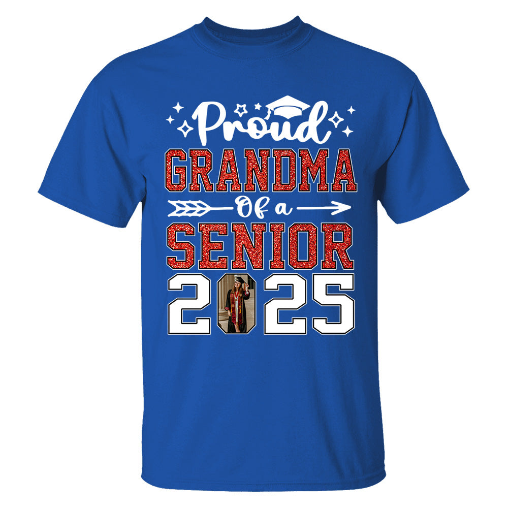 Proud Family Of A Senior 2025, Personalized Graduation Shirt - YN2103 NV01