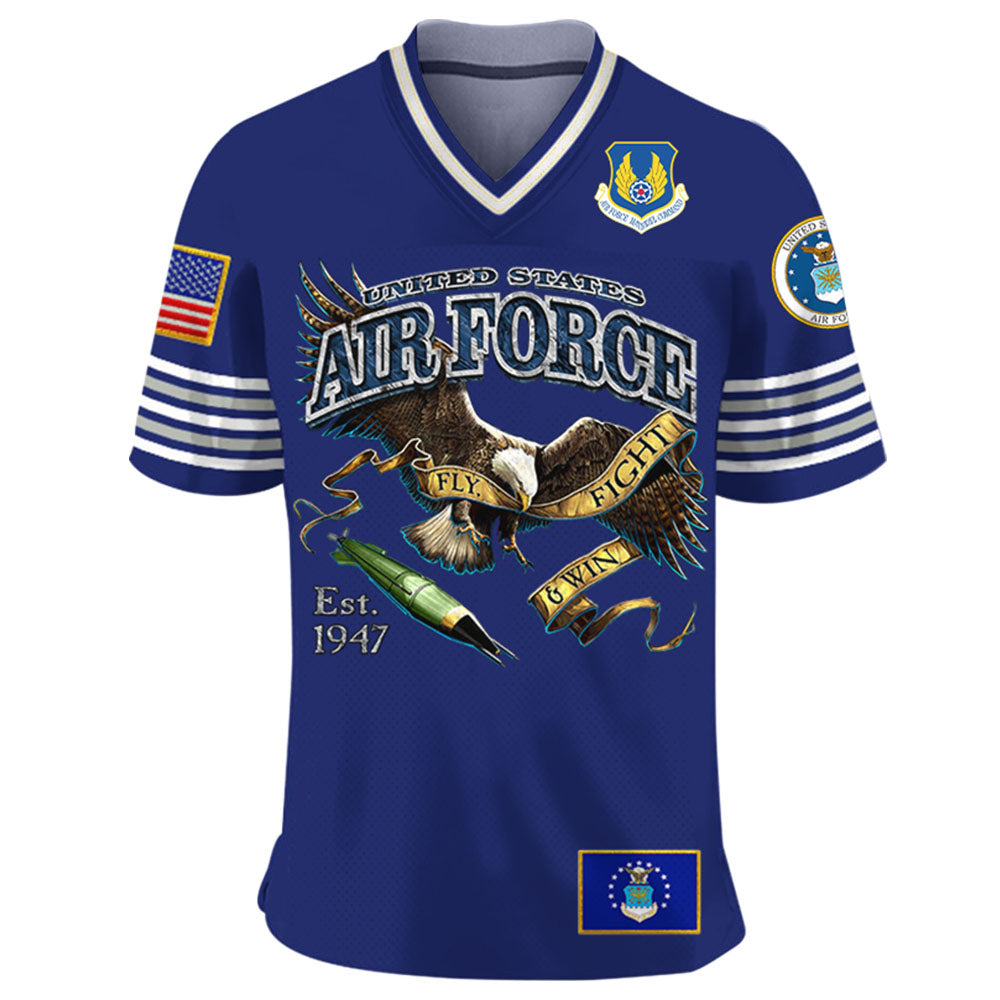 Personalized Jersey Shirt Military Football Jersey Shirt Gift For Soldier Veteran K1702