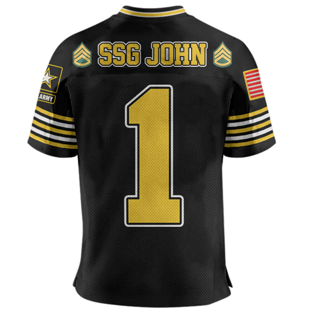 Personalized Jersey Shirt Military Football Jersey Shirt Gift For Soldier Veteran K1702