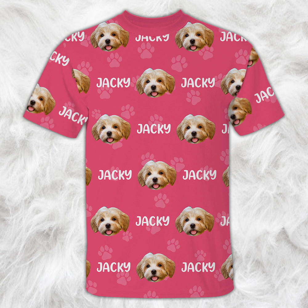 Upload Your Photo All Over Print Shirt For Dog, Cat Lovers - Custom Photo Pet Tu20