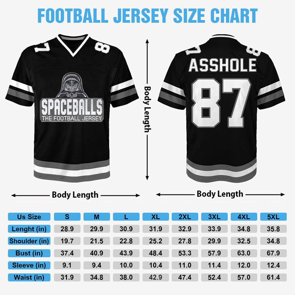 Spaceballs The Football Jersey Personalized Football Jersey Shirt  Hv01