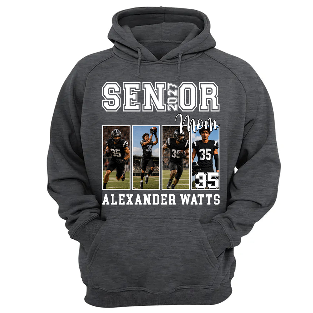 Senior Mom Custom Photo 2027 Sport Mom Shirt L0411 TH23