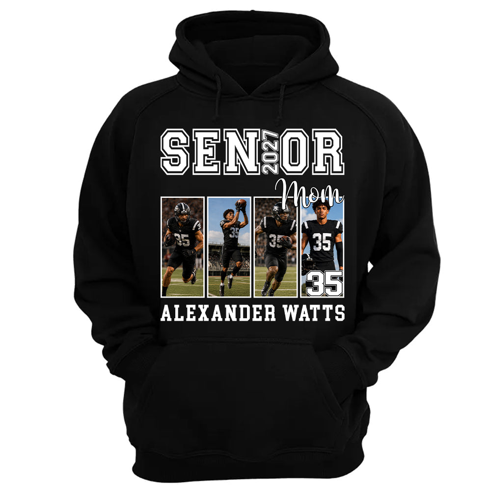 Senior Mom Custom Photo 2027 Sport Mom Shirt L0411 TH23