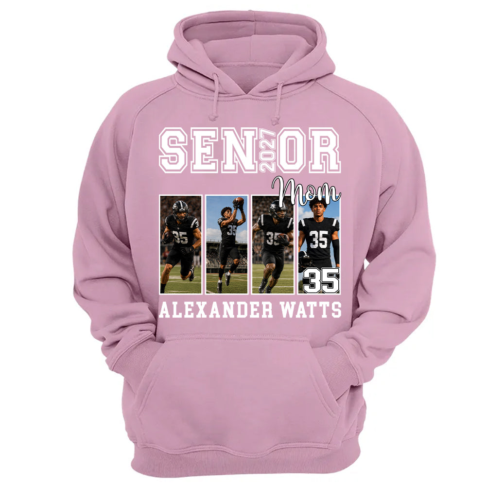 Senior Mom Custom Photo 2027 Sport Mom Shirt L0411 TH23