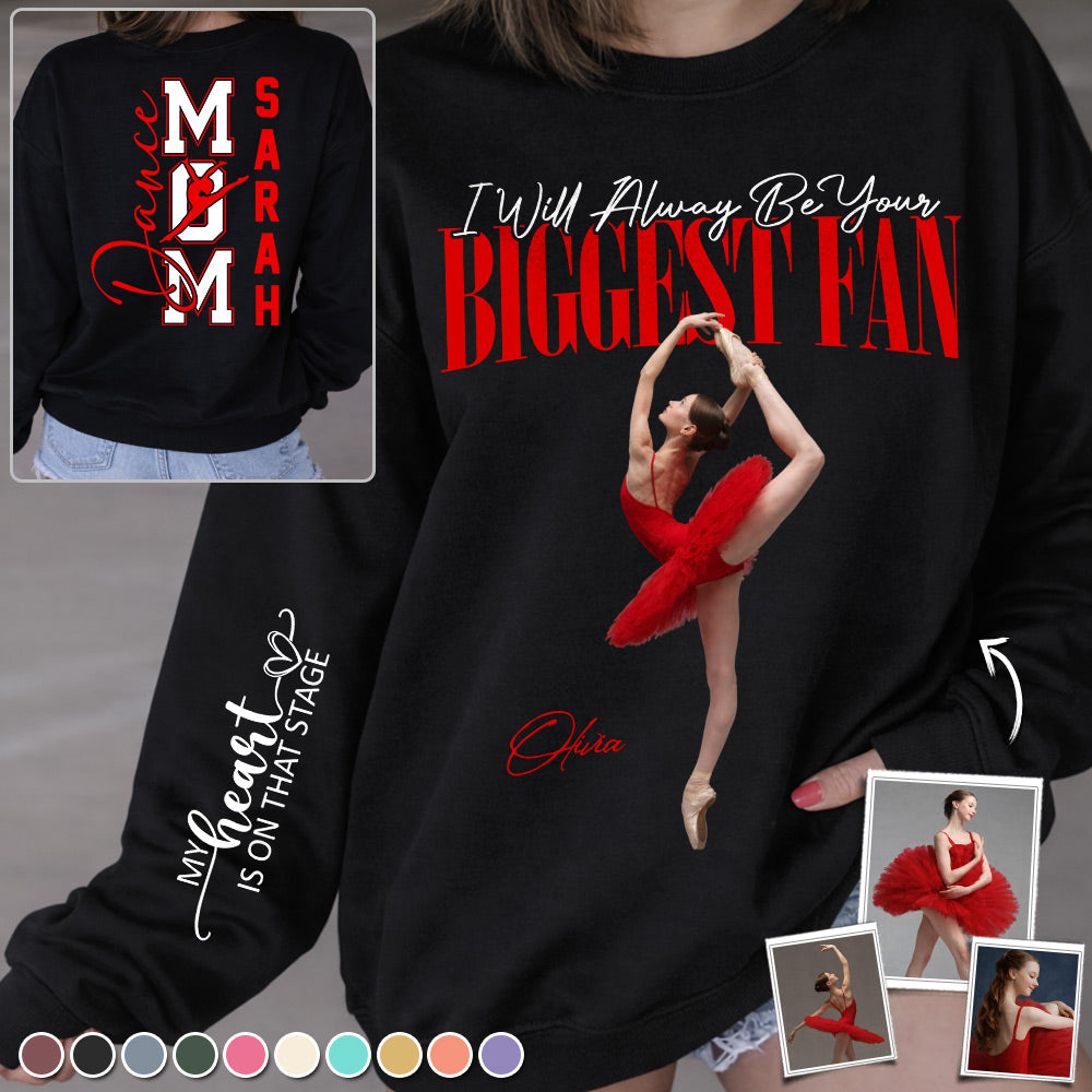Dance Mom - My Heart Is On That Stage - Personalized Shirt Gift For Dance Lovers T1807