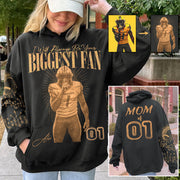 I'll Always Be Your Biggest Fan Personalized Bleach Style Football Shirt For Football Mom Vr2 Na02