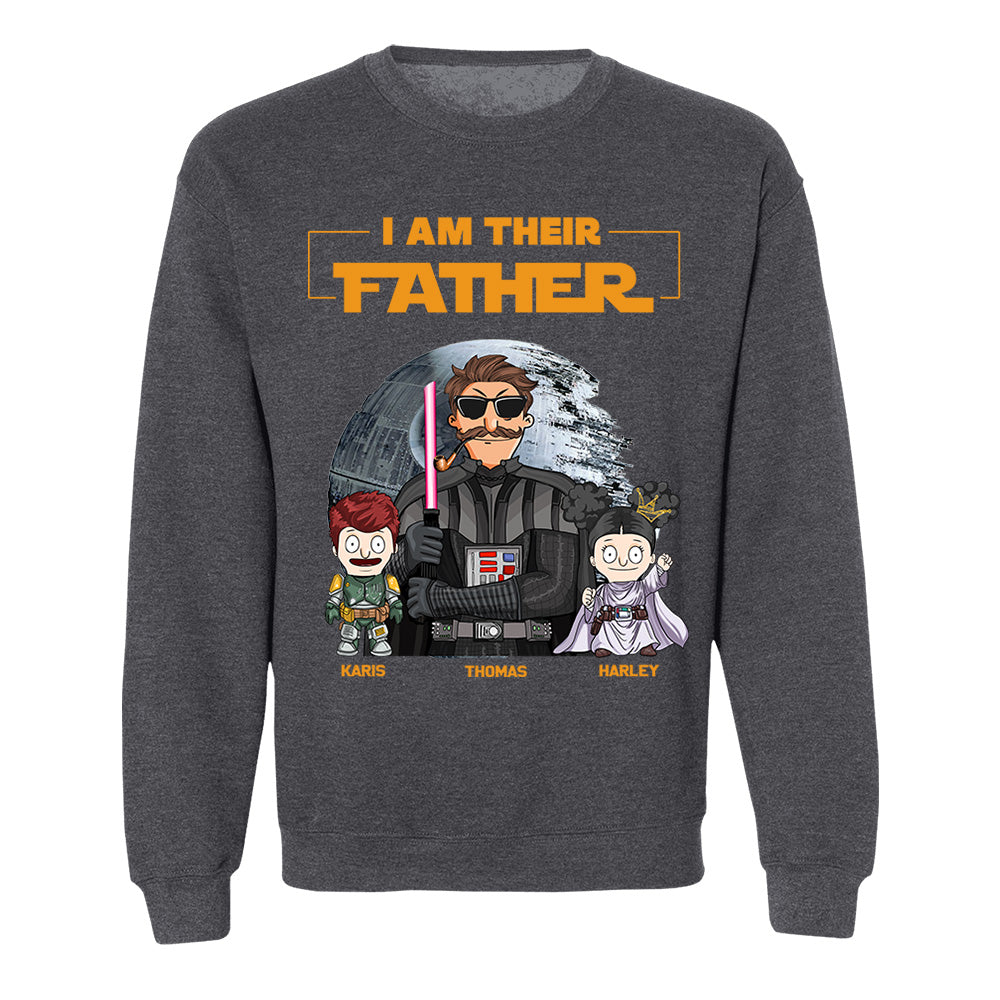 I Am Their Father Custom Shirt For Dad - Father's Day Gift 2025 Ver 2 Nh00