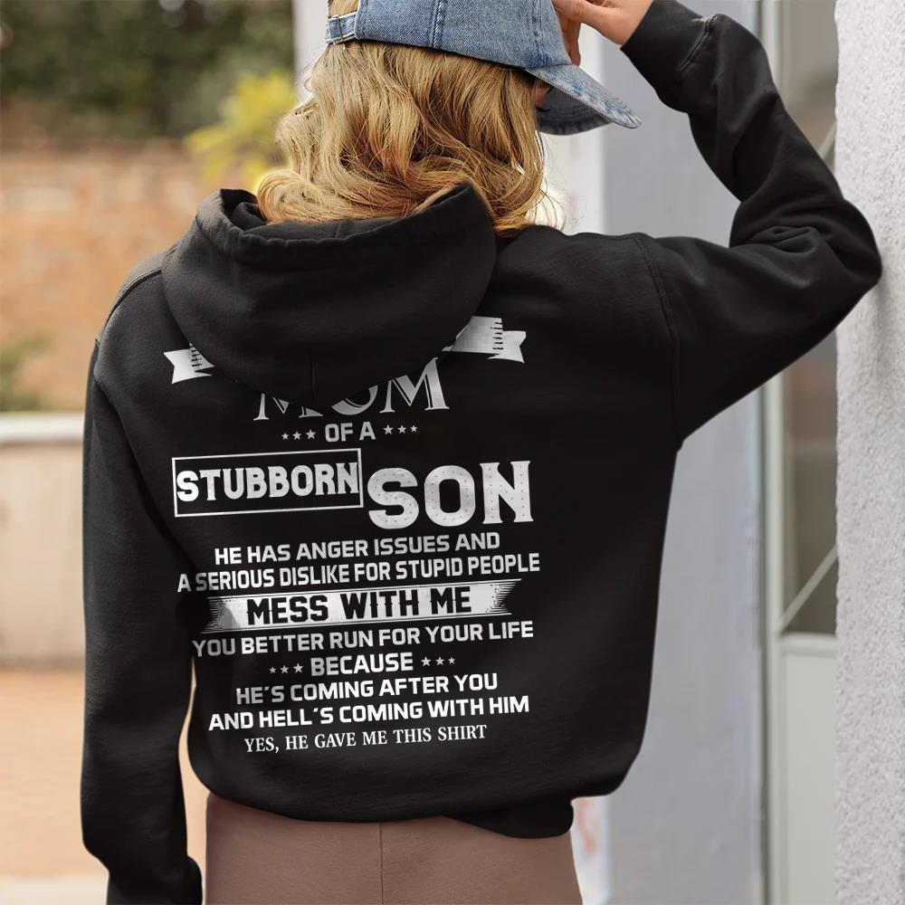 I Am A Proud Mom Of A Stubborn Son Shirt Shirt Perfect Gift For Mom From Son