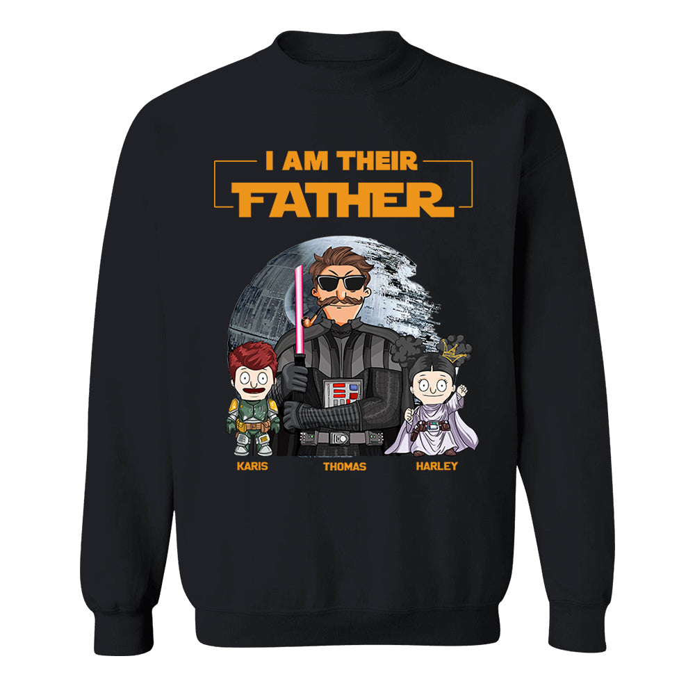 I Am Their Father Custom Shirt For Dad - Father's Day Gift 2025 Ver 2 Nh00