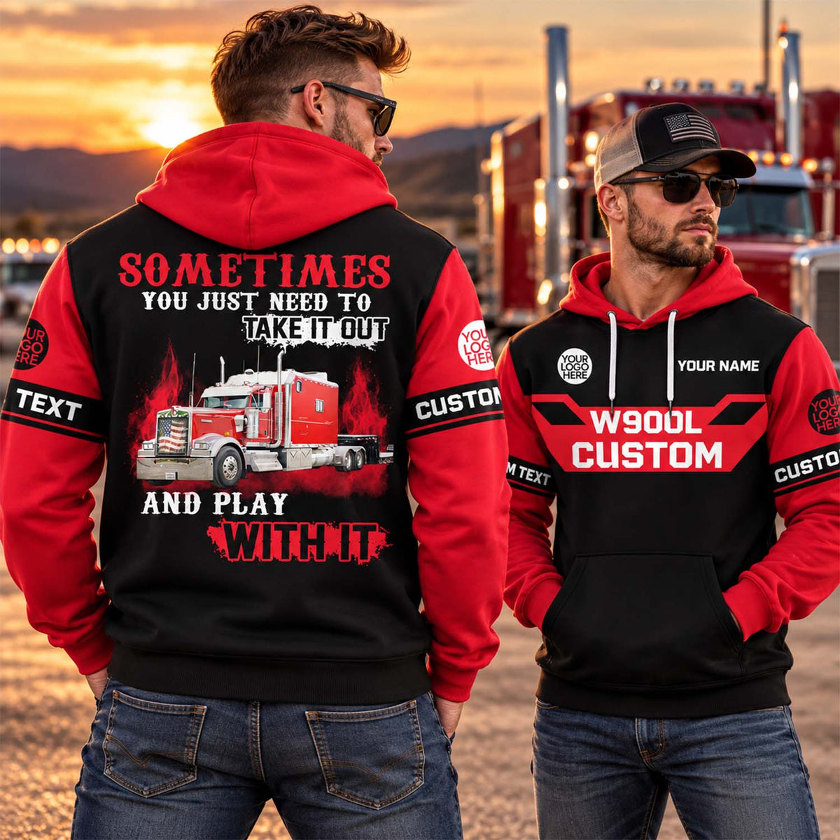 Take It Out & Play - Personalized Truck Photo All Over Print Shirts - Gift For Truckers A2110 Pt99 KL07