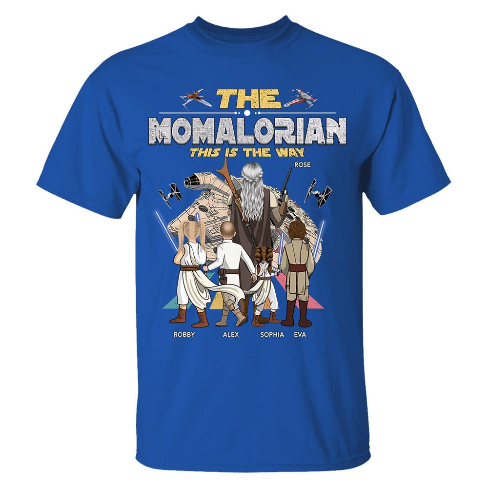 The Momalorian This Is The Way - Personalized Shirt - Gift For Mom, Mother's Day T1807 Nh00