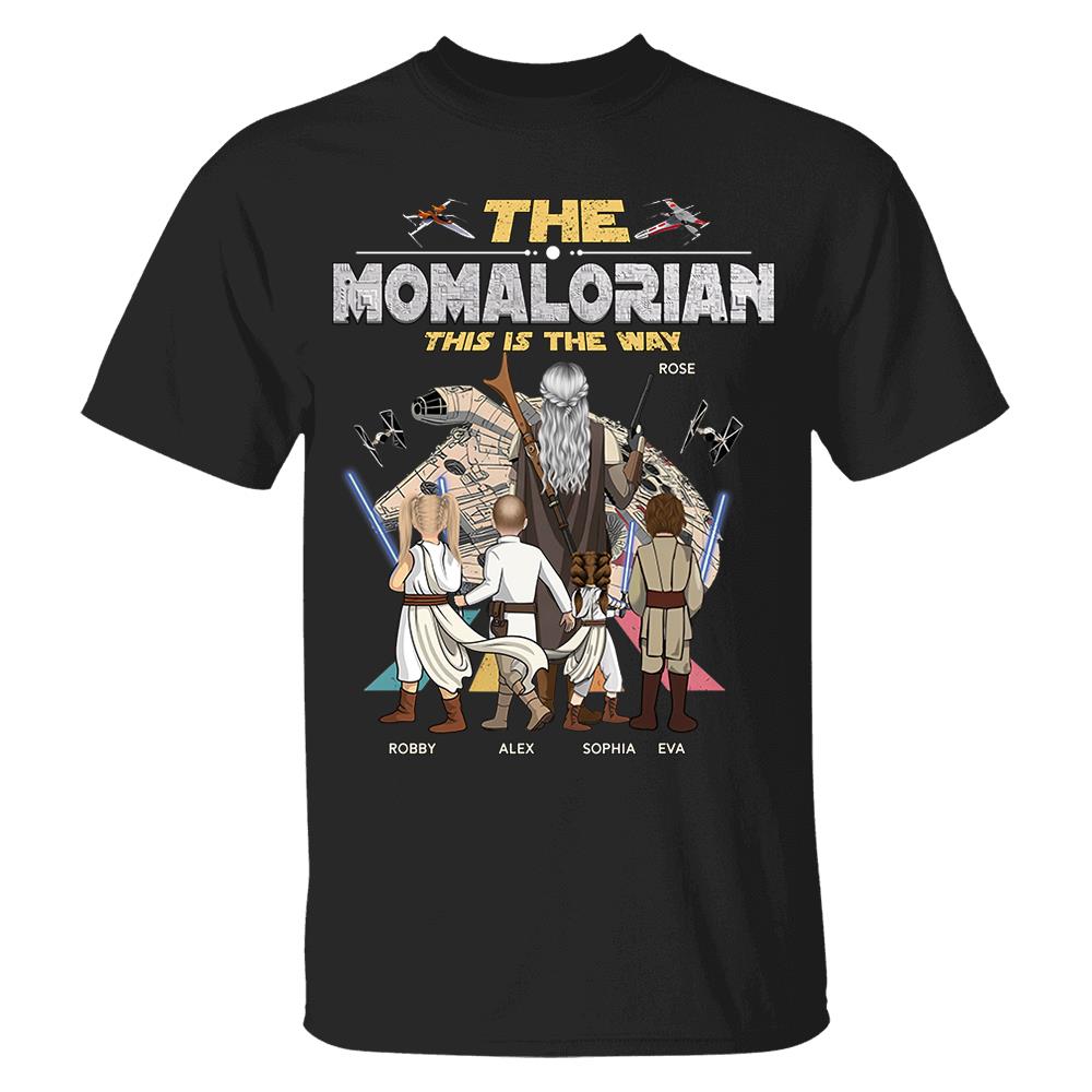The Momalorian This Is The Way - Personalized Shirt - Gift For Mom, Mother's Day T1807 Nh00