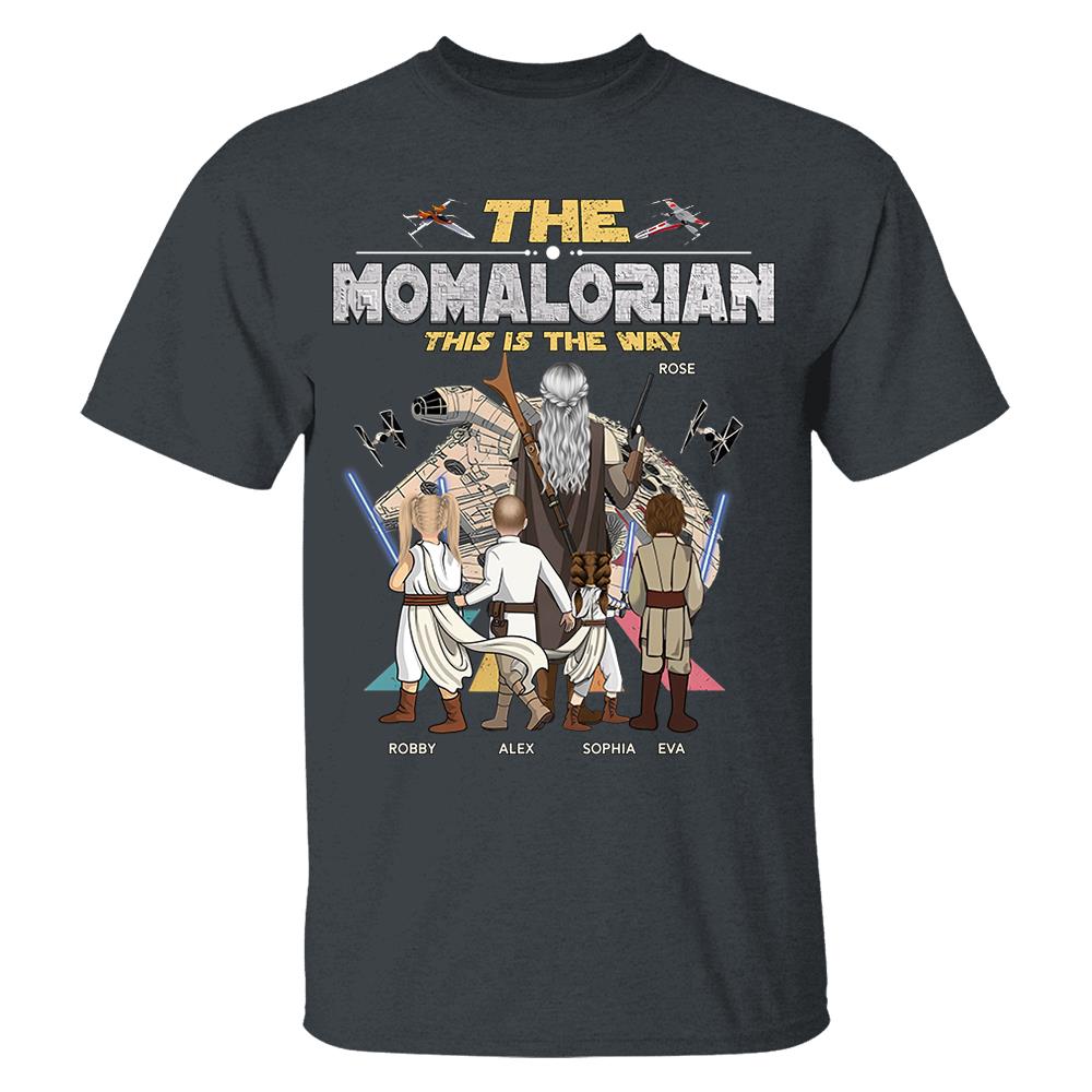The Momalorian This Is The Way - Personalized Shirt - Gift For Mom, Mother's Day T1807 Nh00
