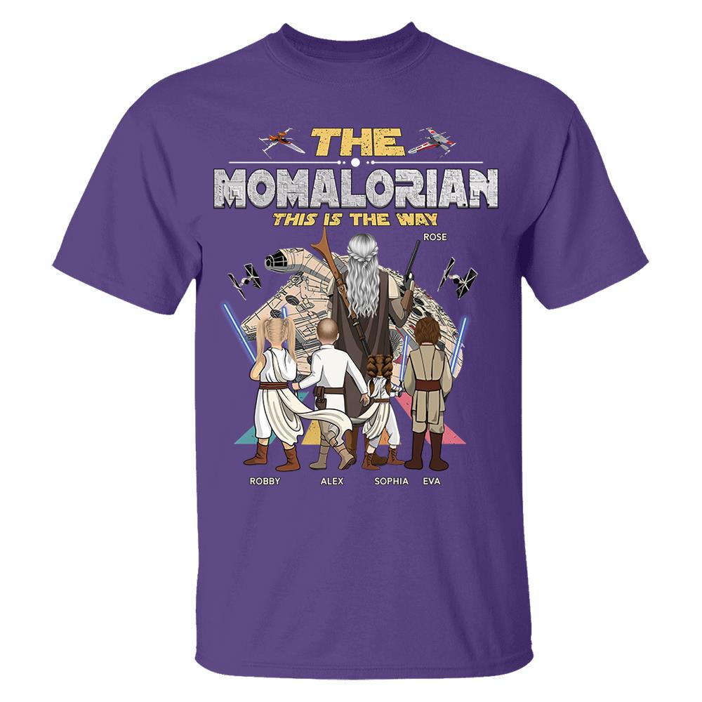 The Momalorian This Is The Way - Personalized Shirt - Gift For Mom, Mother's Day T1807 Nh00