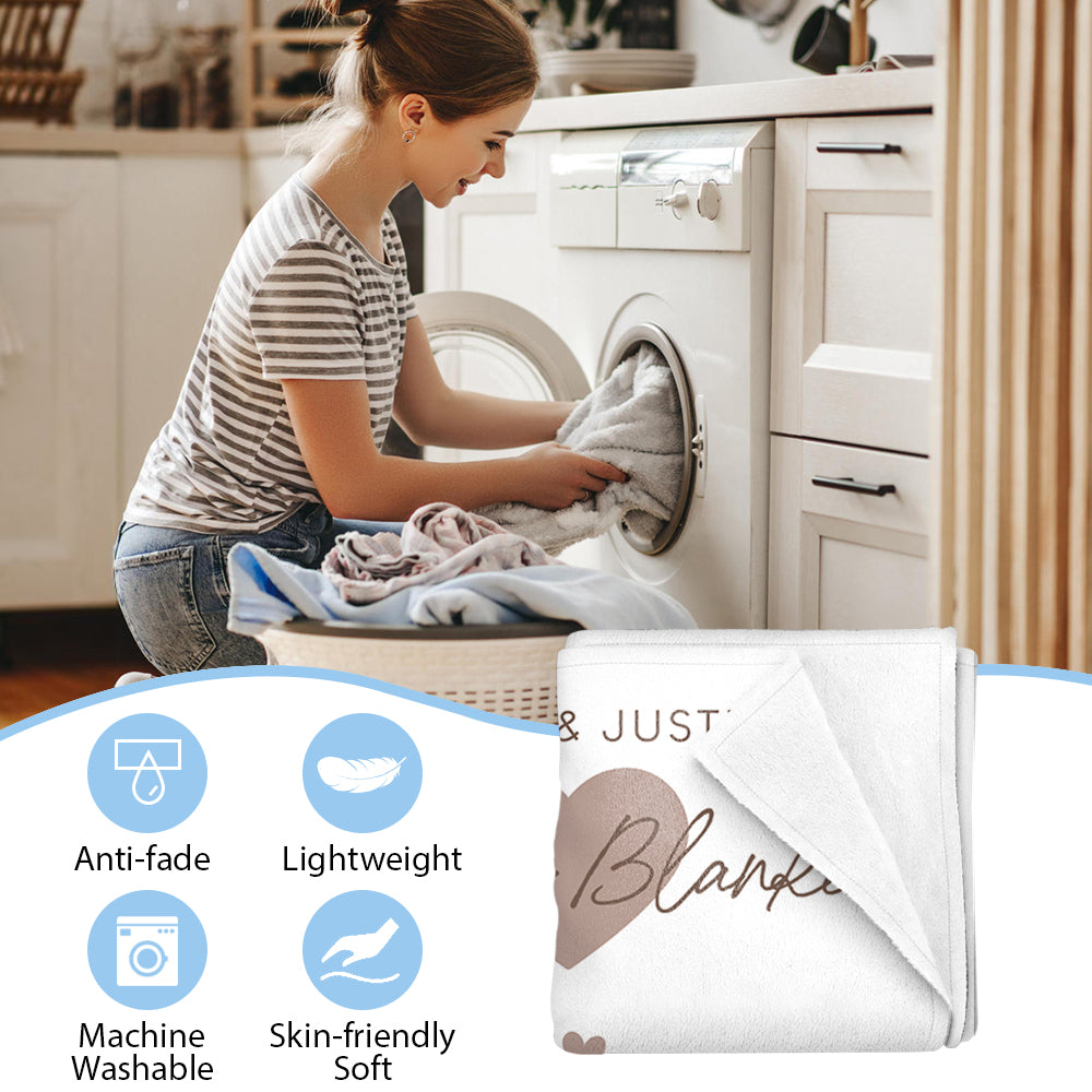 Snuggle Together - Personalized Blanket For Couple Tu20