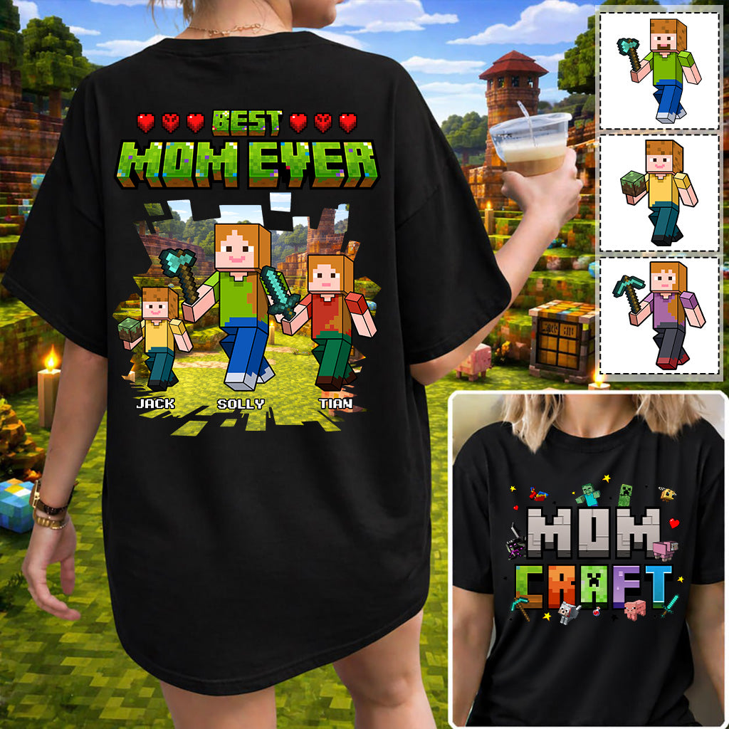 MomCraft - Best Mom Ever -Personalized Shirt  - Gift For Mom, Mother's Day T1807 T24