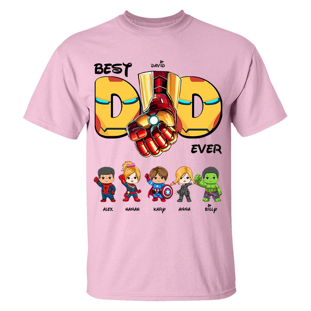 Best Dad Ever Personalized Shirt Gift For Dad Vr 2
