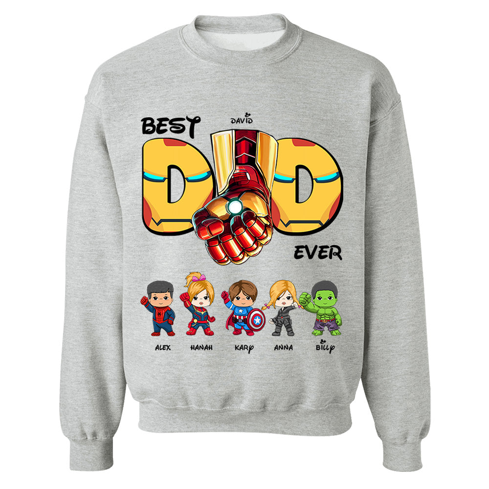 Best Dad Ever Personalized Shirt Gift For Dad Vr 2