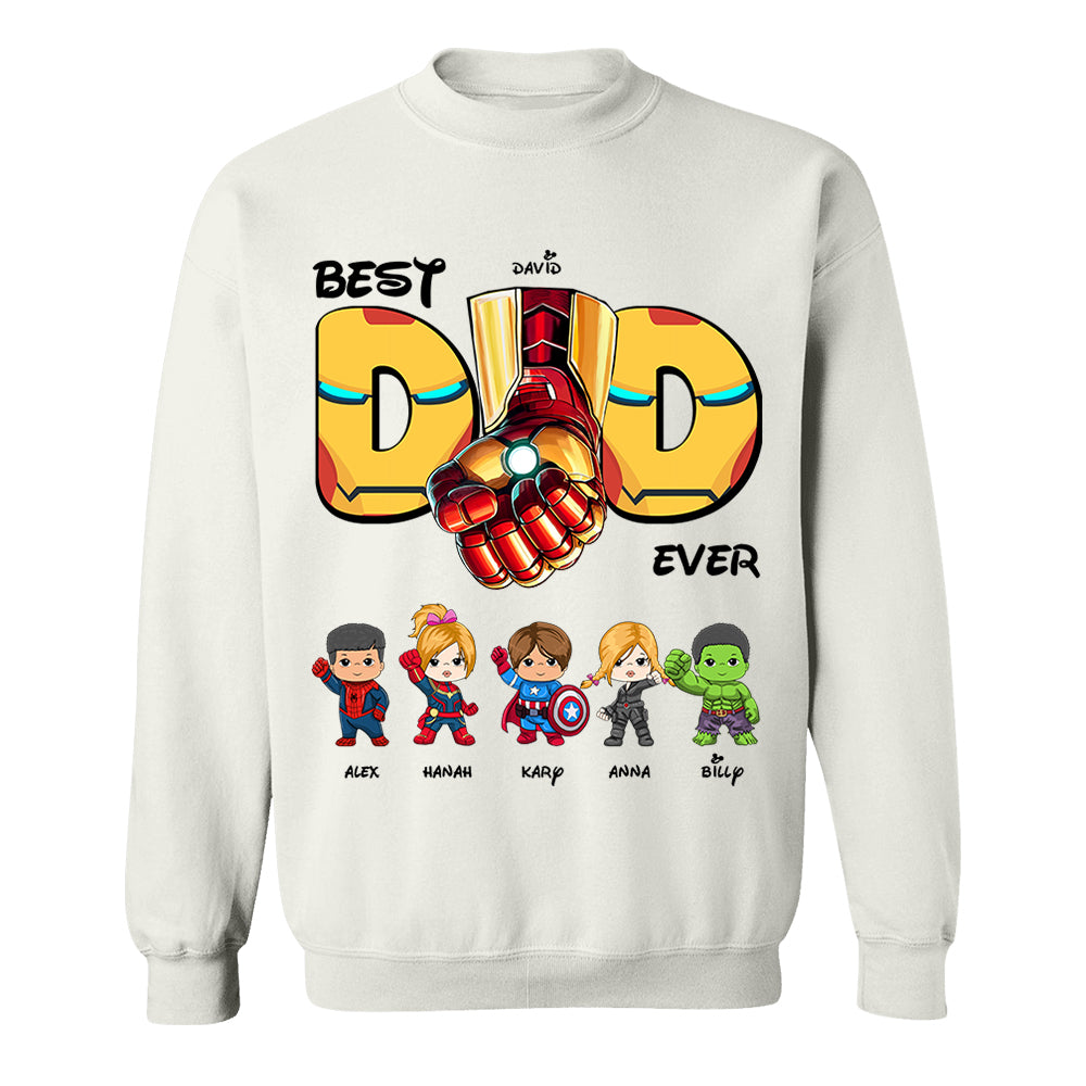 Best Dad Ever Personalized Shirt Gift For Dad Vr 2