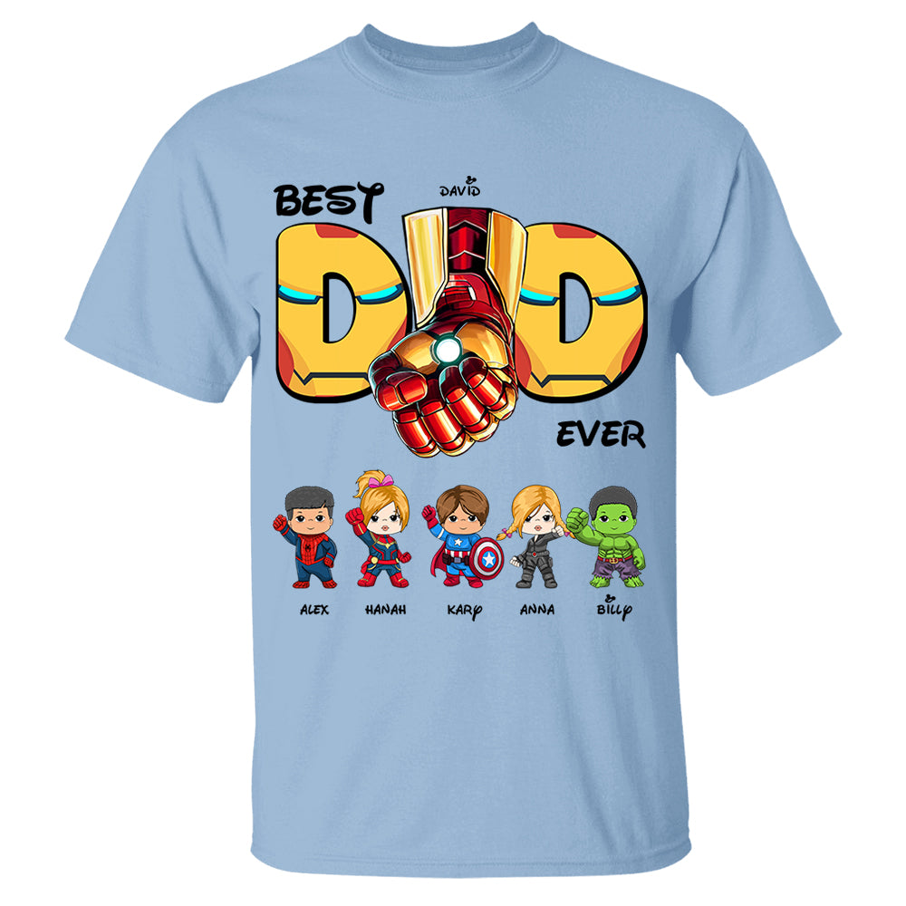 Best Dad Ever Personalized Shirt Gift For Dad Vr 2