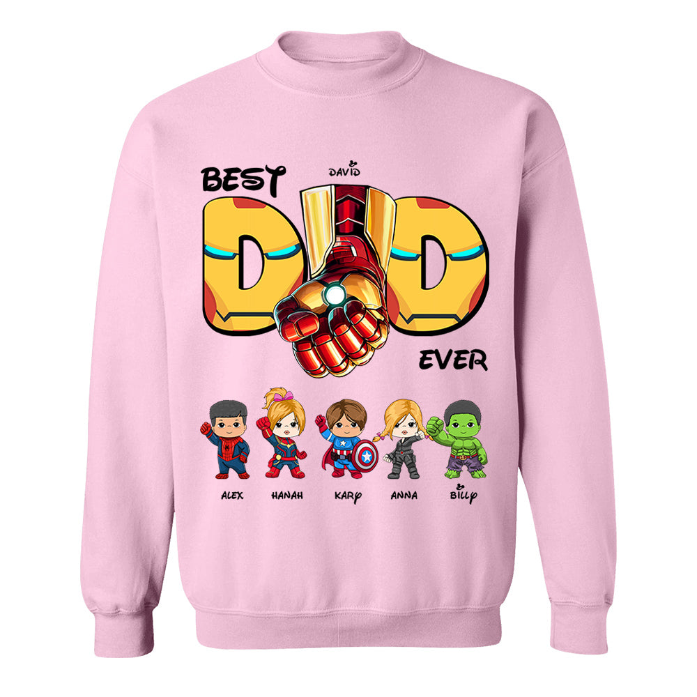 Best Dad Ever Personalized Shirt Gift For Dad Vr 2