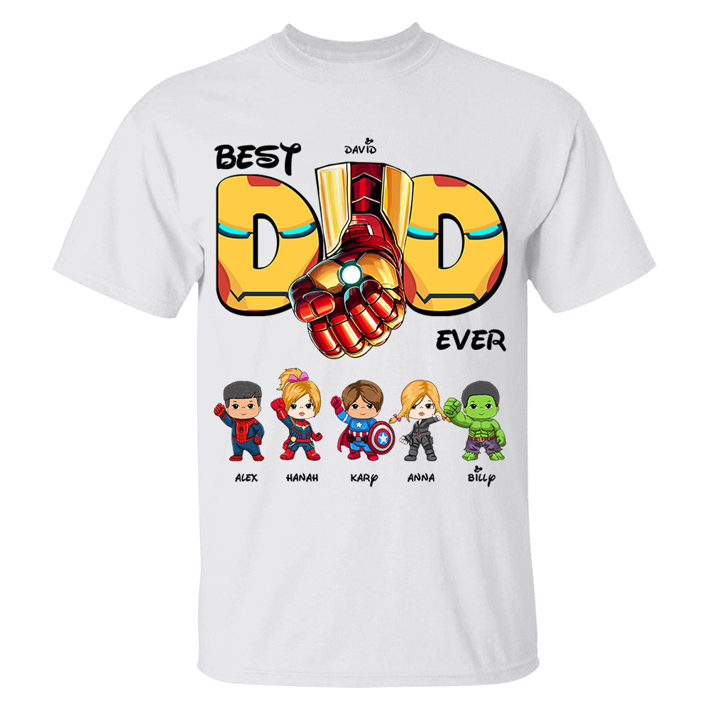 Best Dad Ever Personalized Shirt Gift For Dad Vr 2