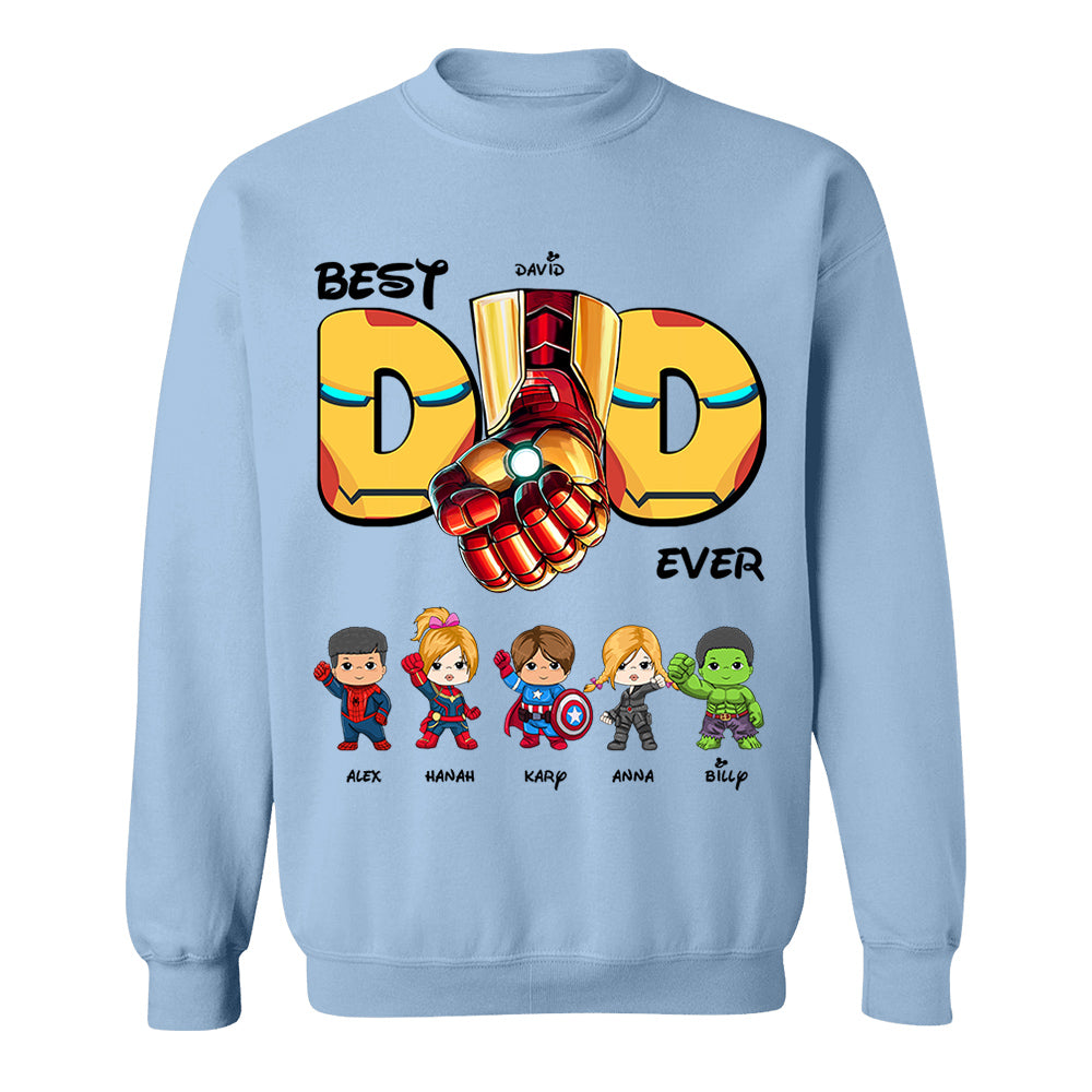 Best Dad Ever Personalized Shirt Gift For Dad Vr 2