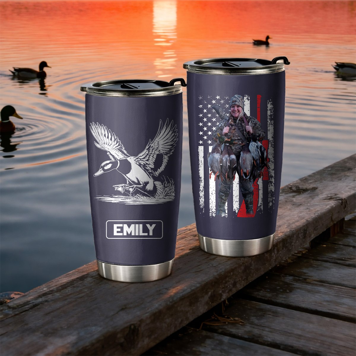 Fishing Gifts for Men Him Personalized Upload Photo Tumbler for Bass Fisherman, Largemouth Bass Tumbler for Him, Dad, Fathers Day Gifts, Lake Fishing Dad