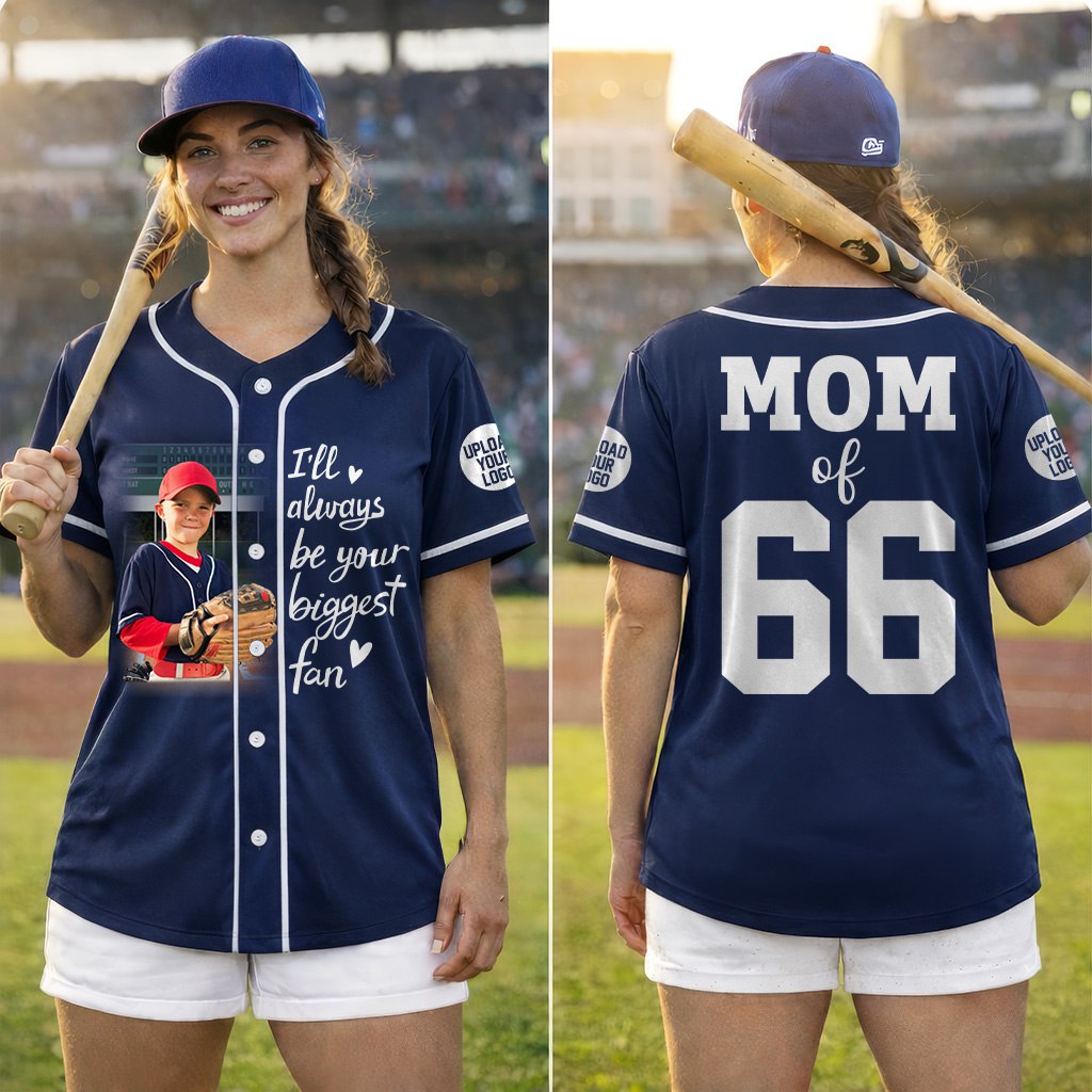 Custom Photo Baseball Game Day Baseball Jersey Gift For Baseball Lovers - Personalized Gift For Baseball Player K1702