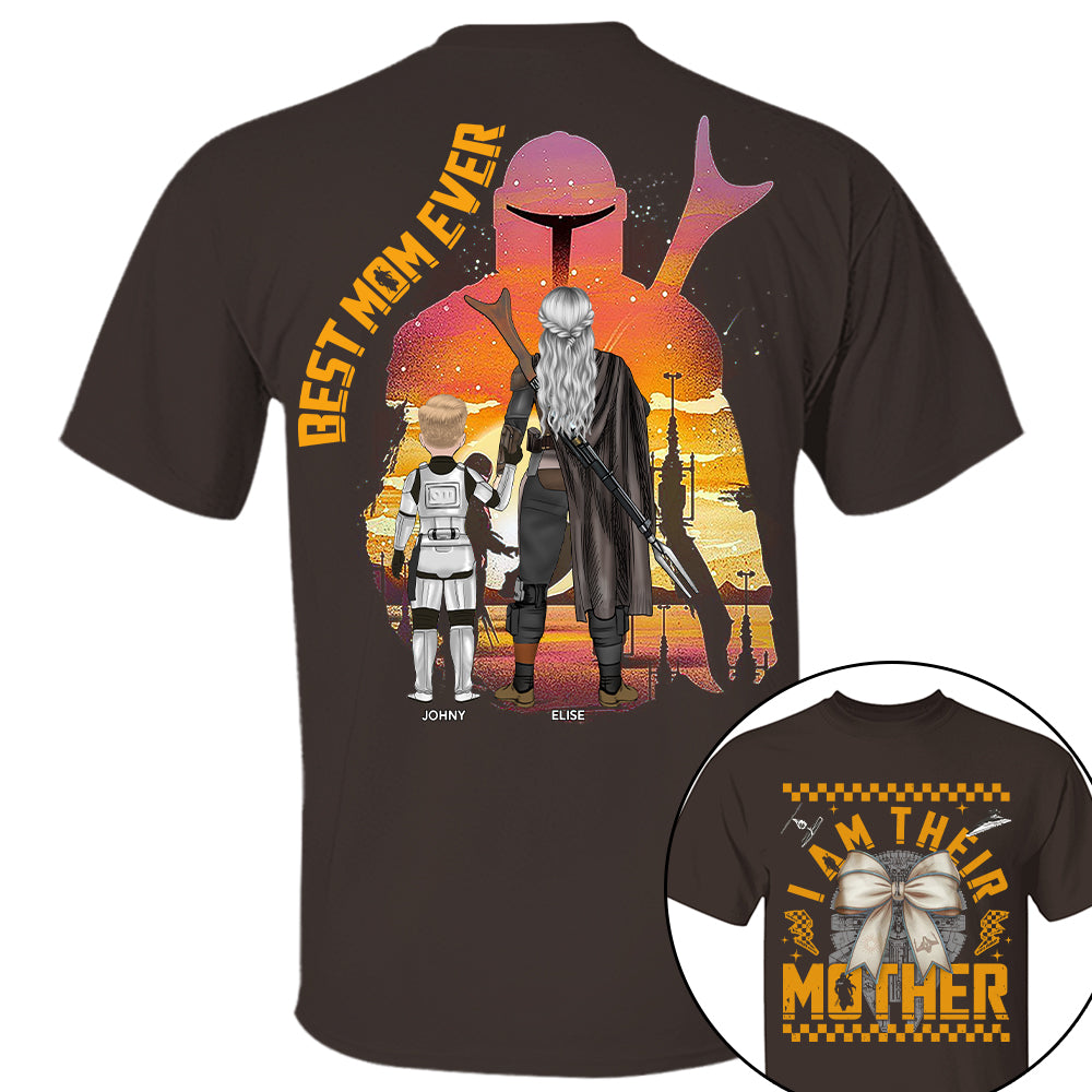 I Am Their Mother - Personalized Shirt For Mom - Custom Kid Shirt Mother's Day vr2 HIXX