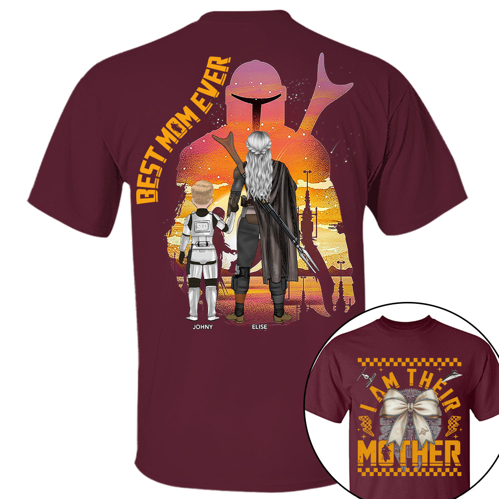 I Am Their Mother - Personalized Shirt For Mom - Custom Kid Shirt Mother's Day vr2 HIXX