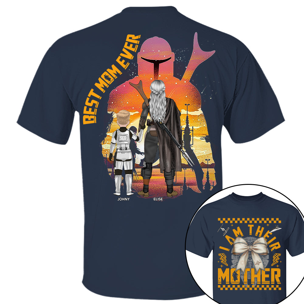 I Am Their Mother - Personalized Shirt For Mom - Custom Kid Shirt Mother's Day vr2 HIXX