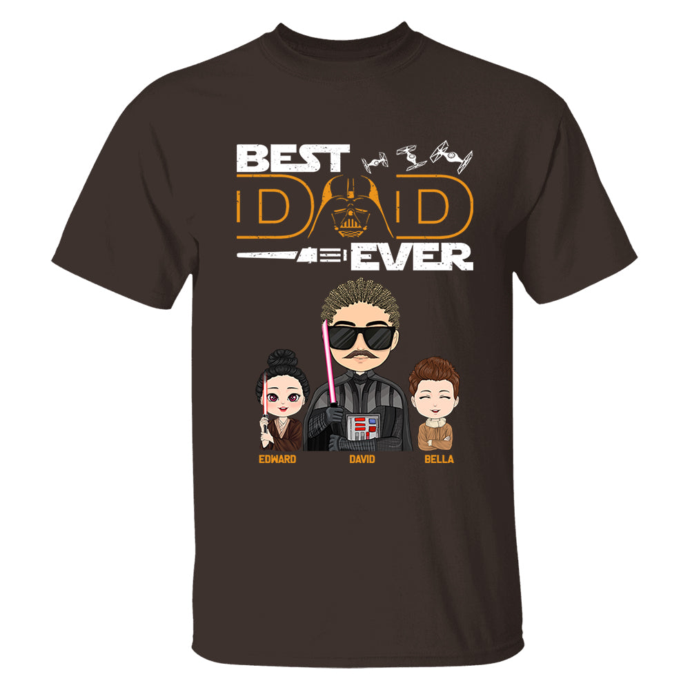 Personalized Best Dad Ever Shirt Gift For Dad - Custom Father's Day Gift Vr3