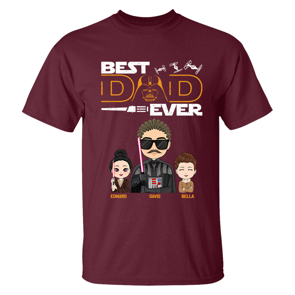 Personalized Best Dad Ever Shirt Gift For Dad - Custom Father's Day Gift Vr3