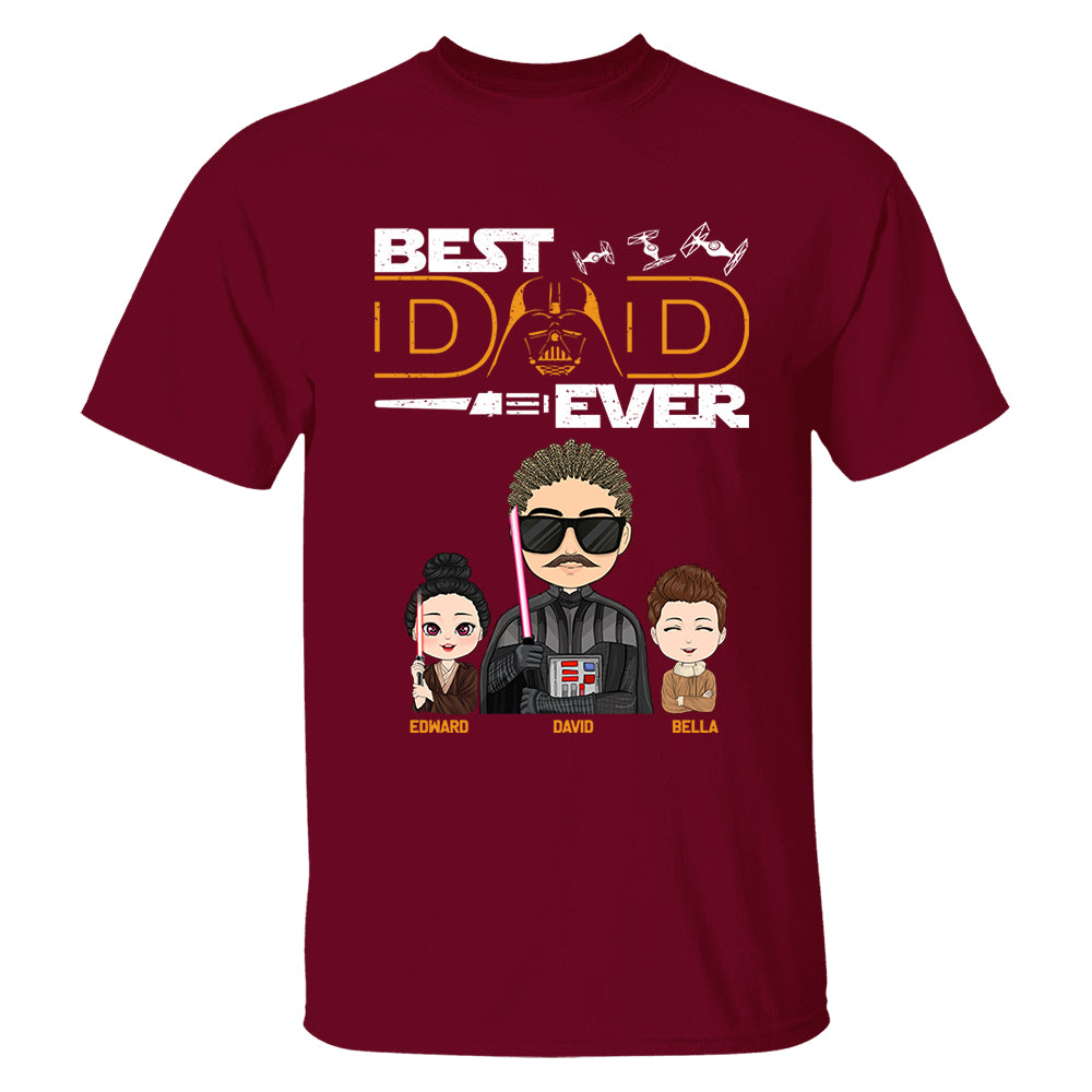 Personalized Best Dad Ever Shirt Gift For Dad - Custom Father's Day Gift Vr3