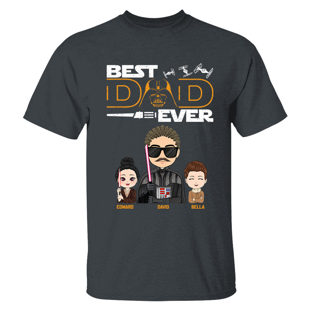 Personalized Best Dad Ever Shirt Gift For Dad - Custom Father's Day Gift Vr3