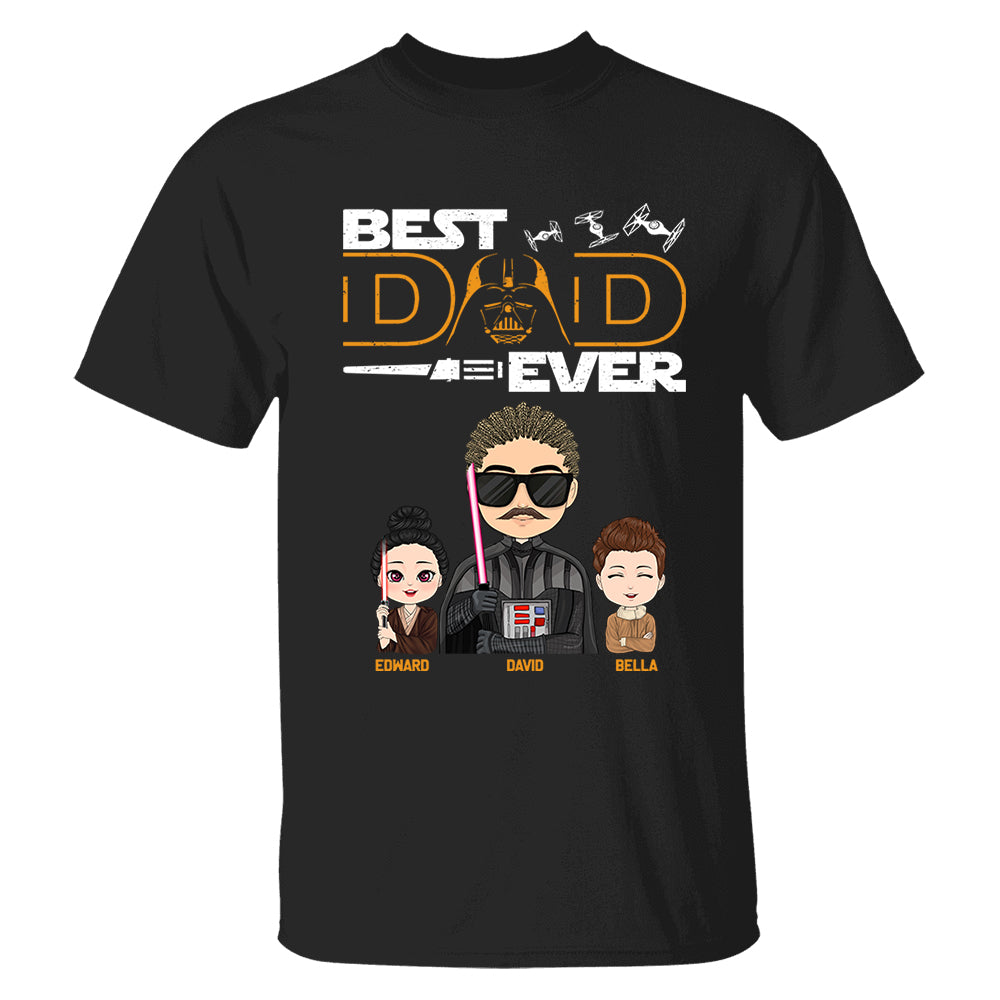 Personalized Best Dad Ever Shirt Gift For Dad - Custom Father's Day Gift Vr3