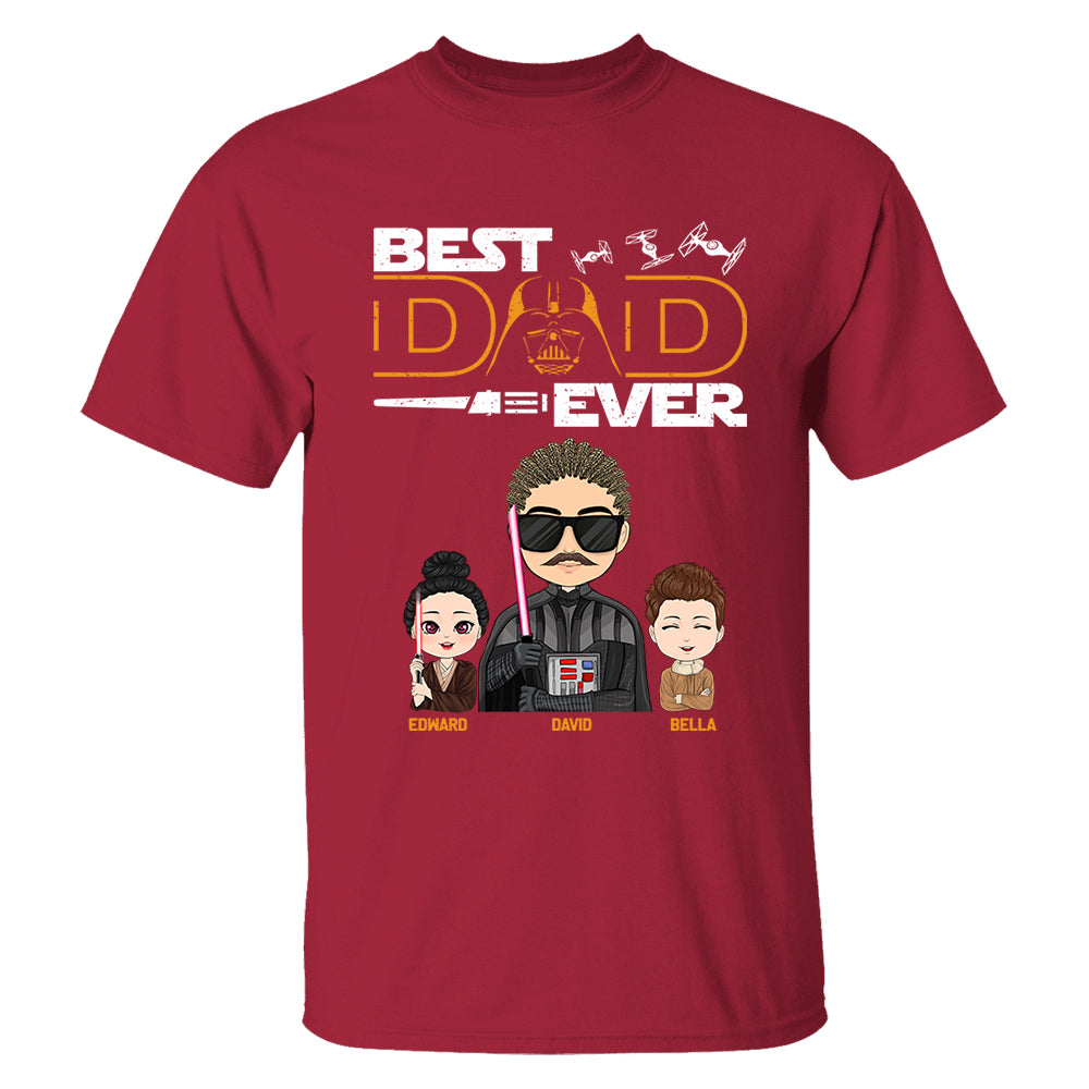 Personalized Best Dad Ever Shirt Gift For Dad - Custom Father's Day Gift Vr3