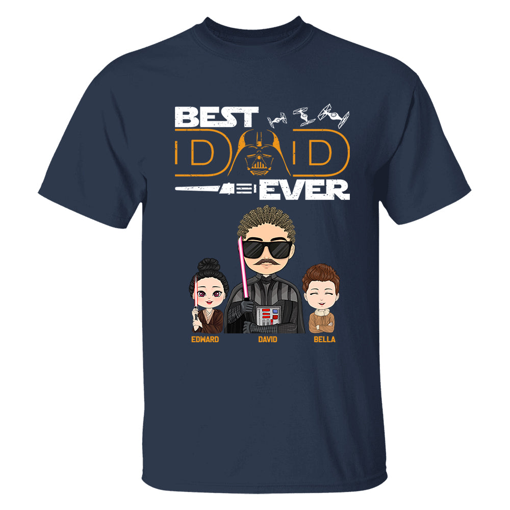 Personalized Best Dad Ever Shirt Gift For Dad - Custom Father's Day Gift Vr3