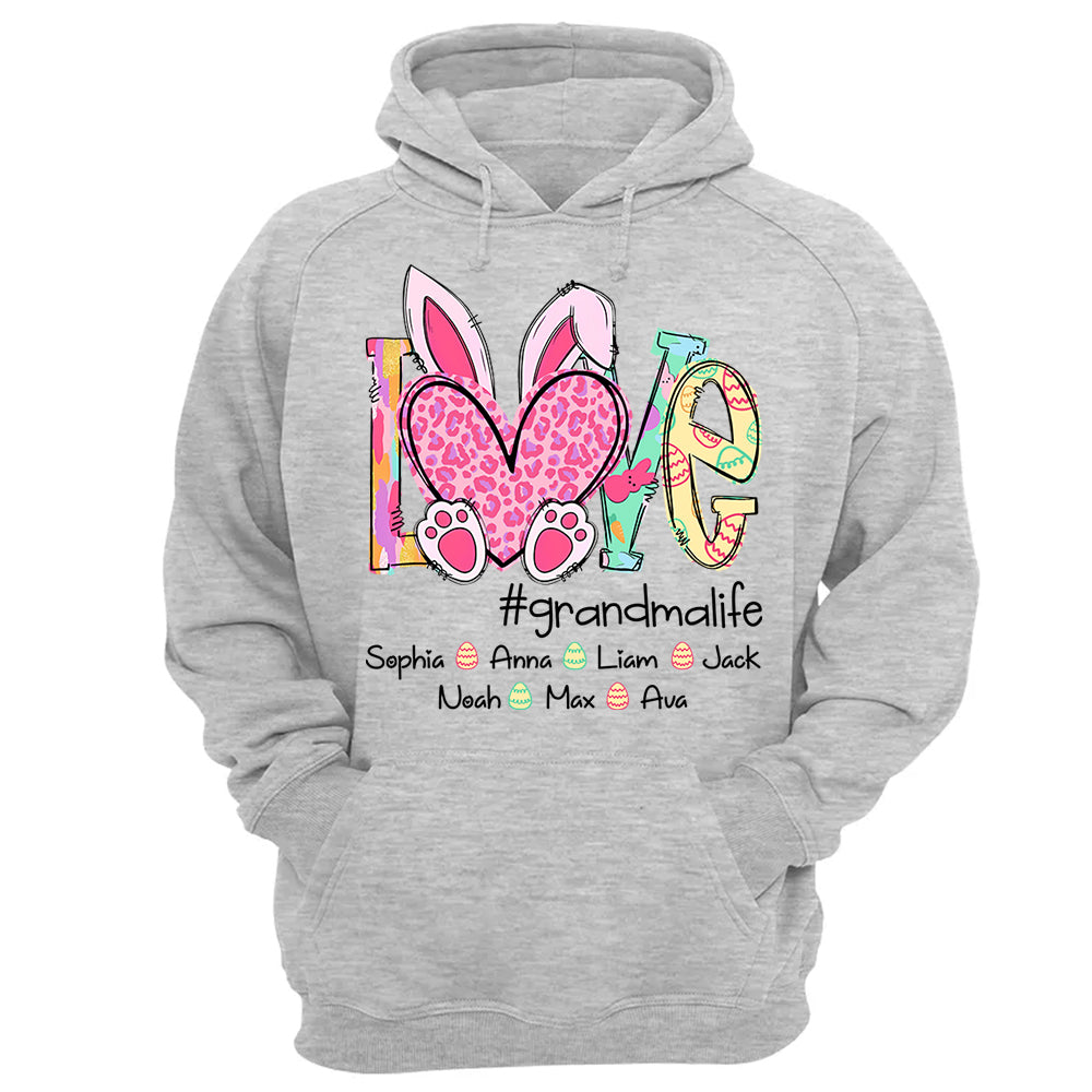 Love Grandmalife - Personalized Shirt For Nana Mimi Gigi - Cute Family Gifts Easter NA04 Do99