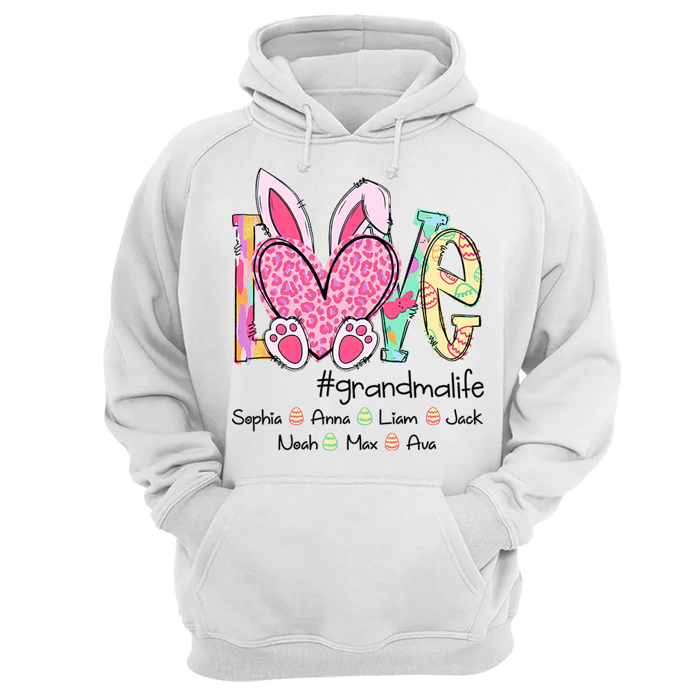 Love Grandmalife - Personalized Shirt For Nana Mimi Gigi - Cute Family Gifts Easter NA04 Do99