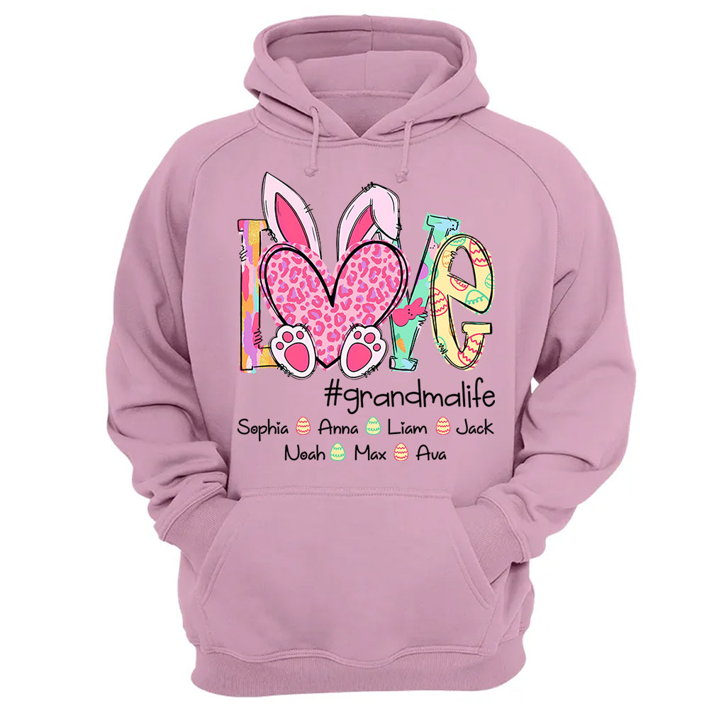Love Grandmalife - Personalized Shirt For Nana Mimi Gigi - Cute Family Gifts Easter NA04 Do99