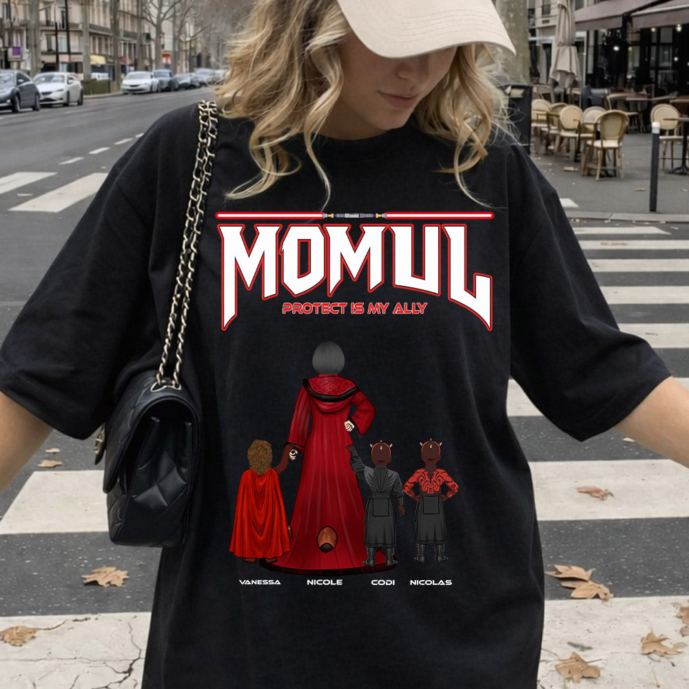 Personalized Darth Momul – Best Mom in the Galaxy Shirt For Mom - Custom Mother's Day Gift 2026