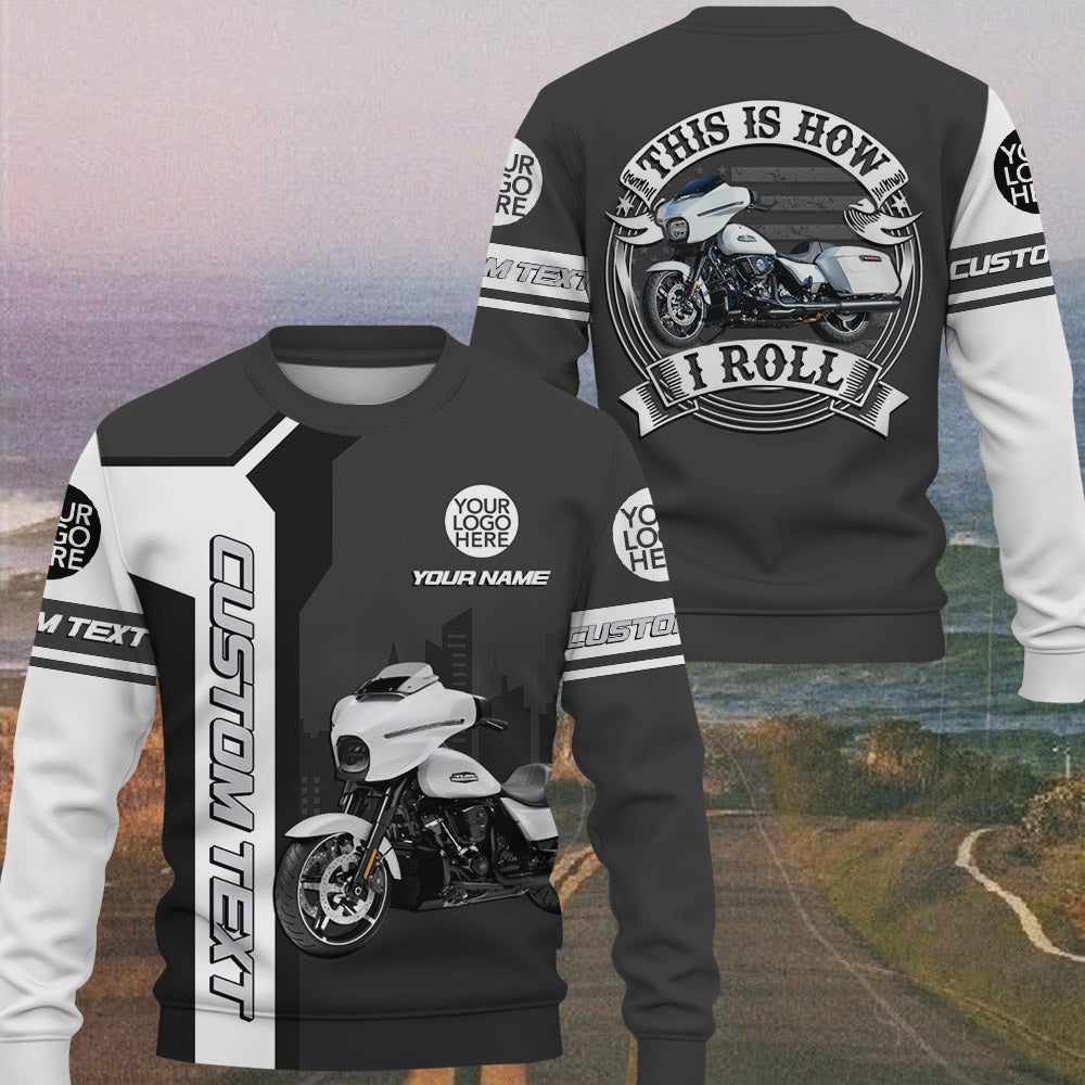 This Is How I Roll - Personalized Upload Vechicle Photo For Biker Hawaiian Shirt A2110