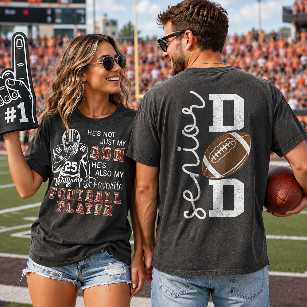 Custom Senior Football Mom 2027 Shirt, Sports Mom Gift L0411 Hv01