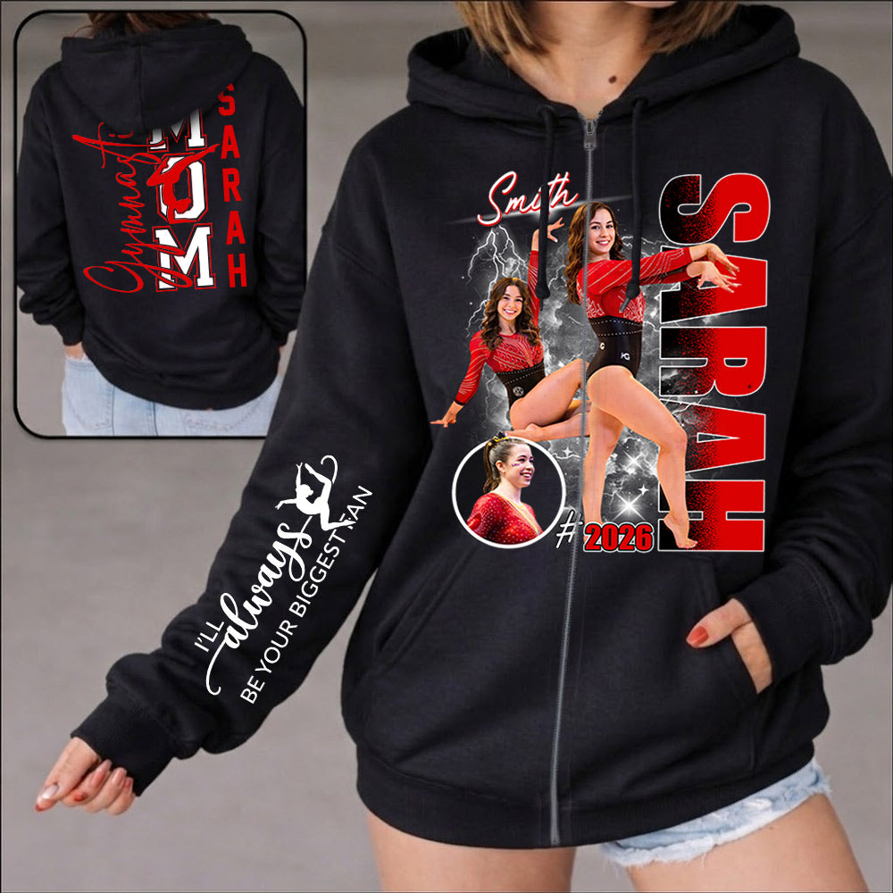 Gymnastics Mom - My Heart Is On That Floor - Personalized Shirt For Gymnastics Lovers T1807