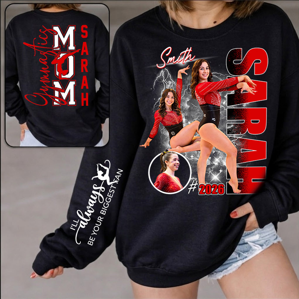 Gymnastics Mom - My Heart Is On That Floor - Personalized Shirt For Gymnastics Lovers T1807