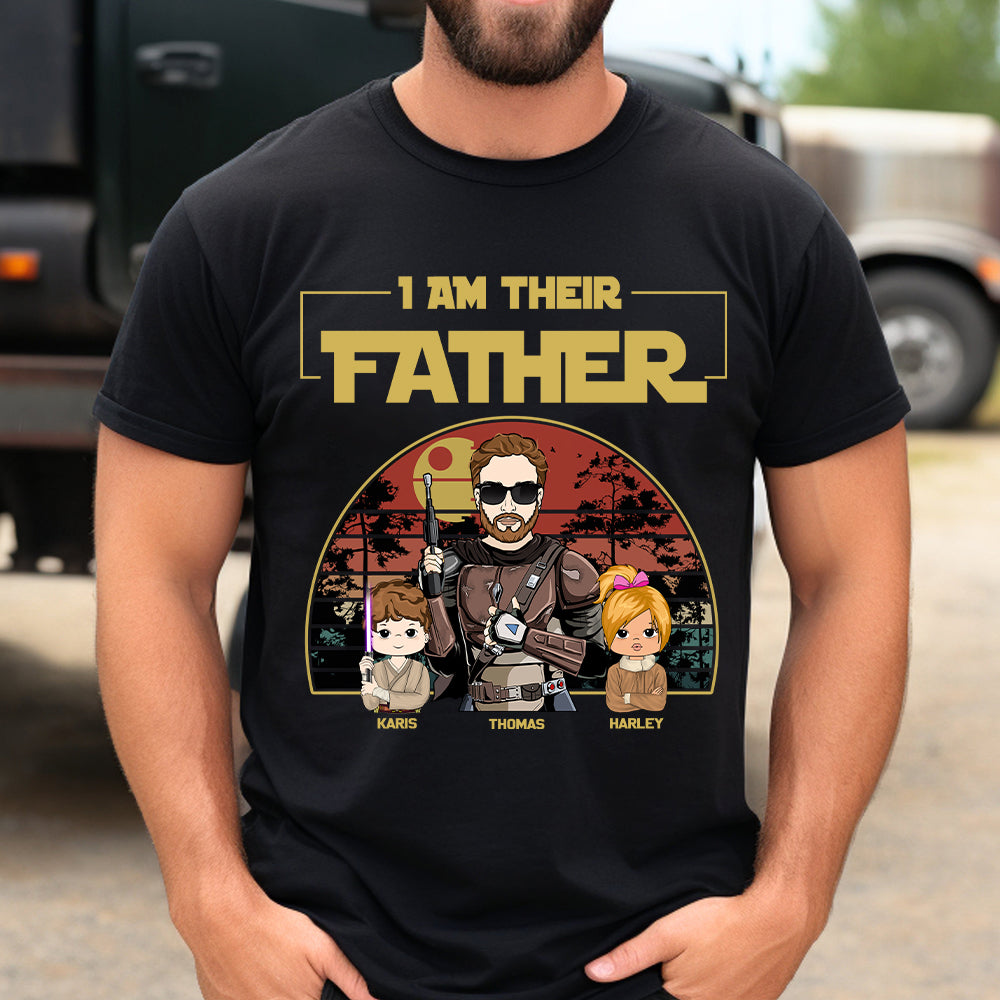 Personalized I Am Their Father Shirt, Father's Day Gift