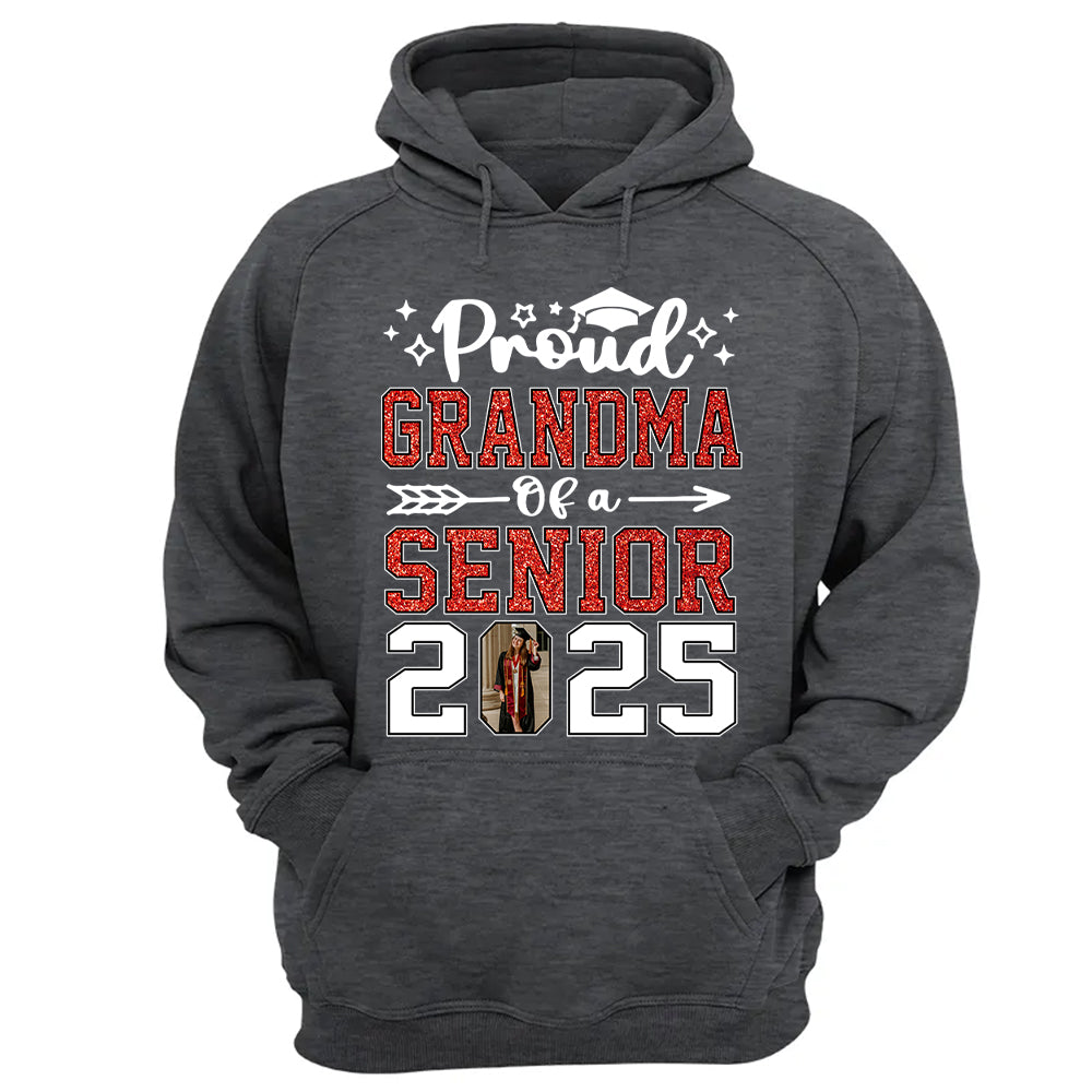 Proud Family Of A Senior 2025, Personalized Graduation Shirt - YN2103 NV01